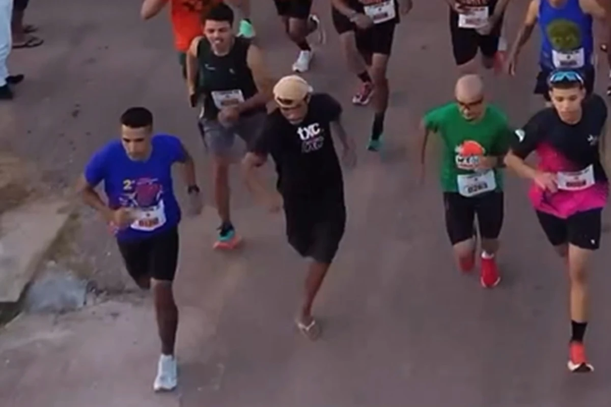 Vídeo: Paraense que viralizou após correr bêbado quer se tornar atleta