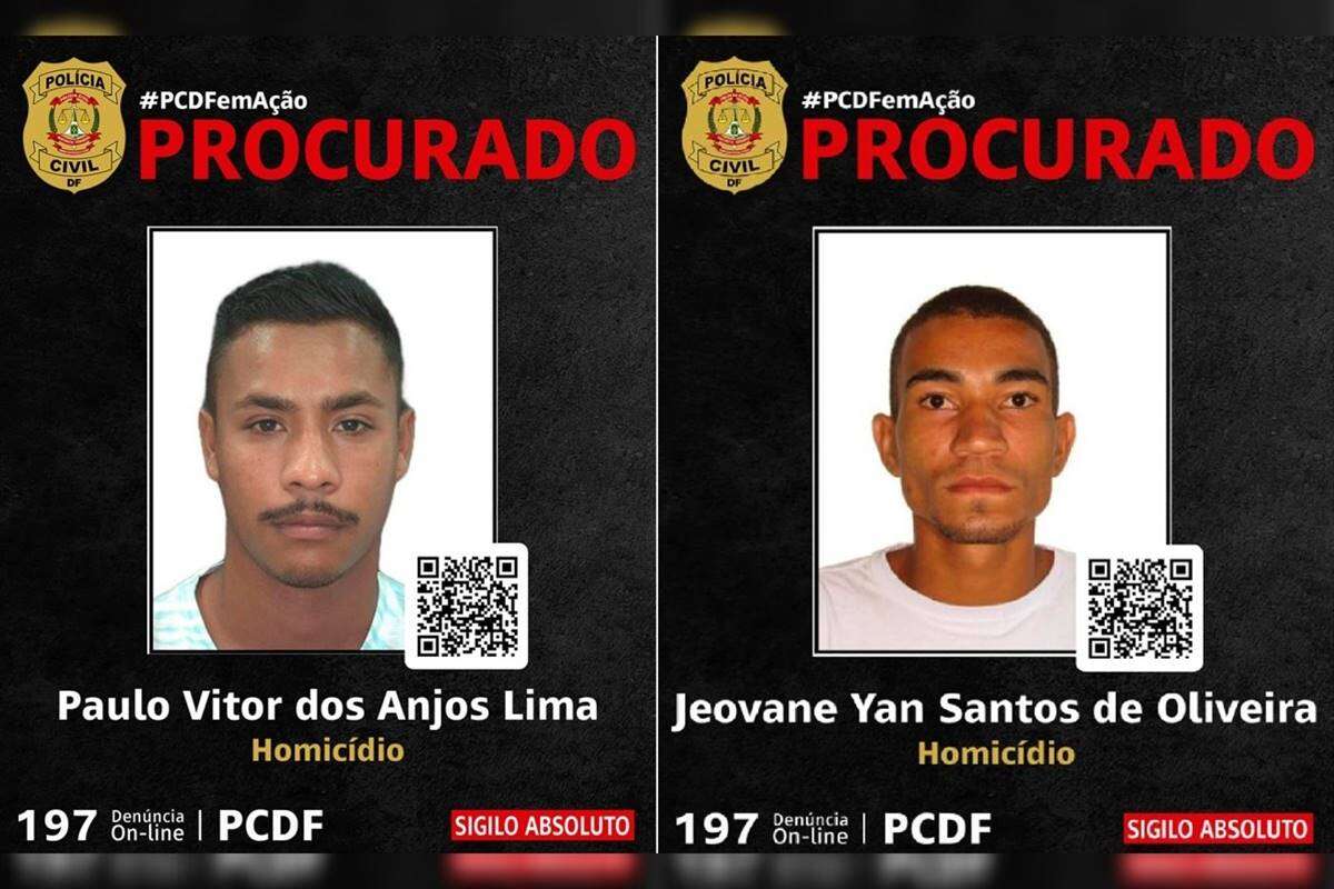 PCDF prende homem que matou jovem a golpes de pá; dois estão foragidos