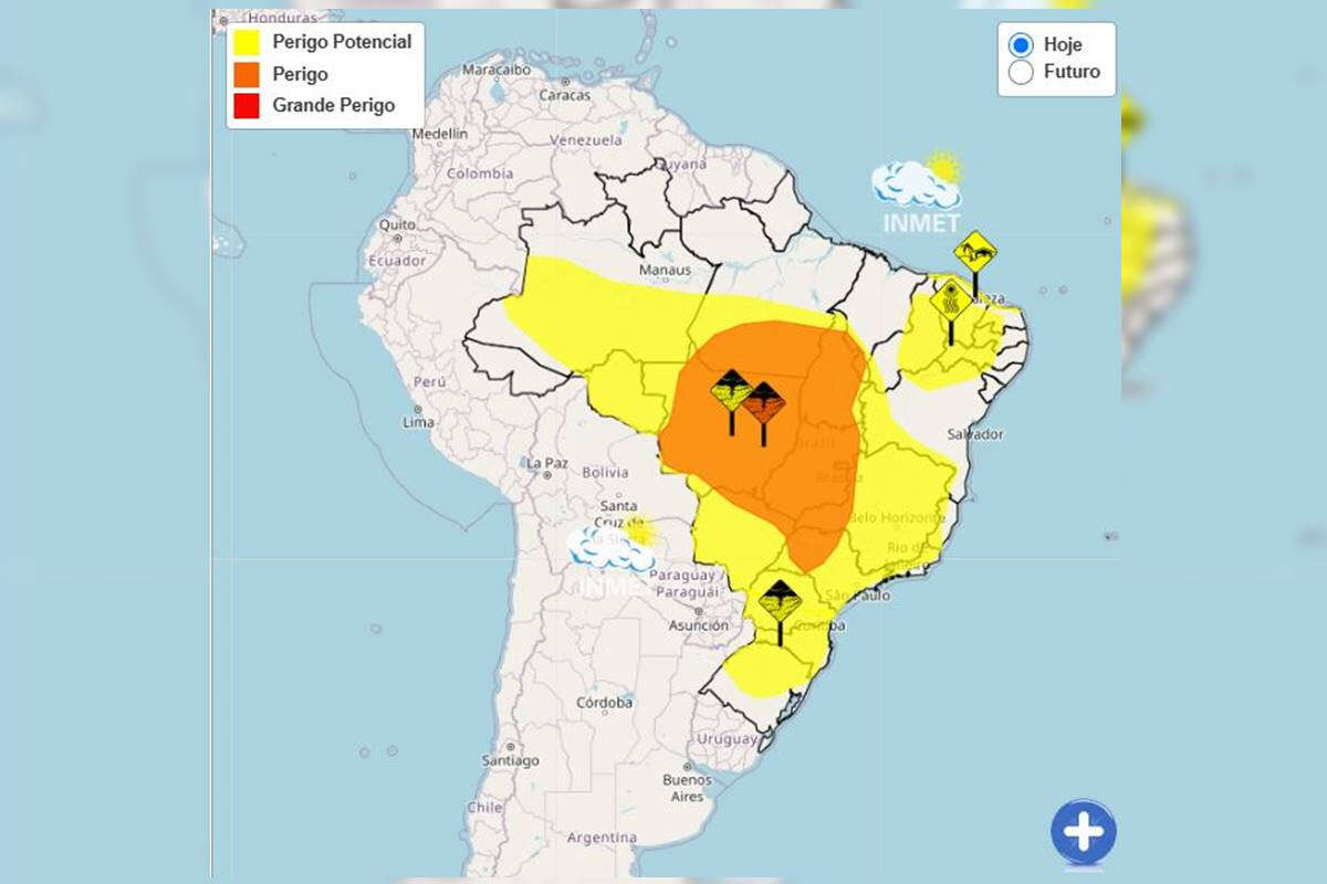 Alerta laranja: Brasil terá chuvas e ventos de até 100 km/h. Veja onde