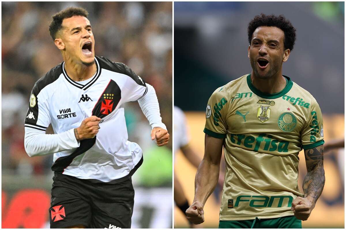 Coutinho e Felipe Anderson: os novos astros do jogo Vasco x Palmeiras