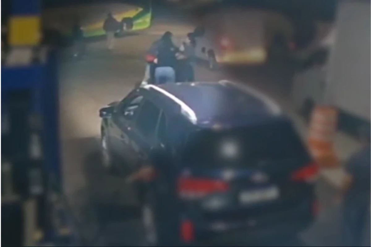 Vídeo: mulher fica ferida após briga em posto de gasolina em SP