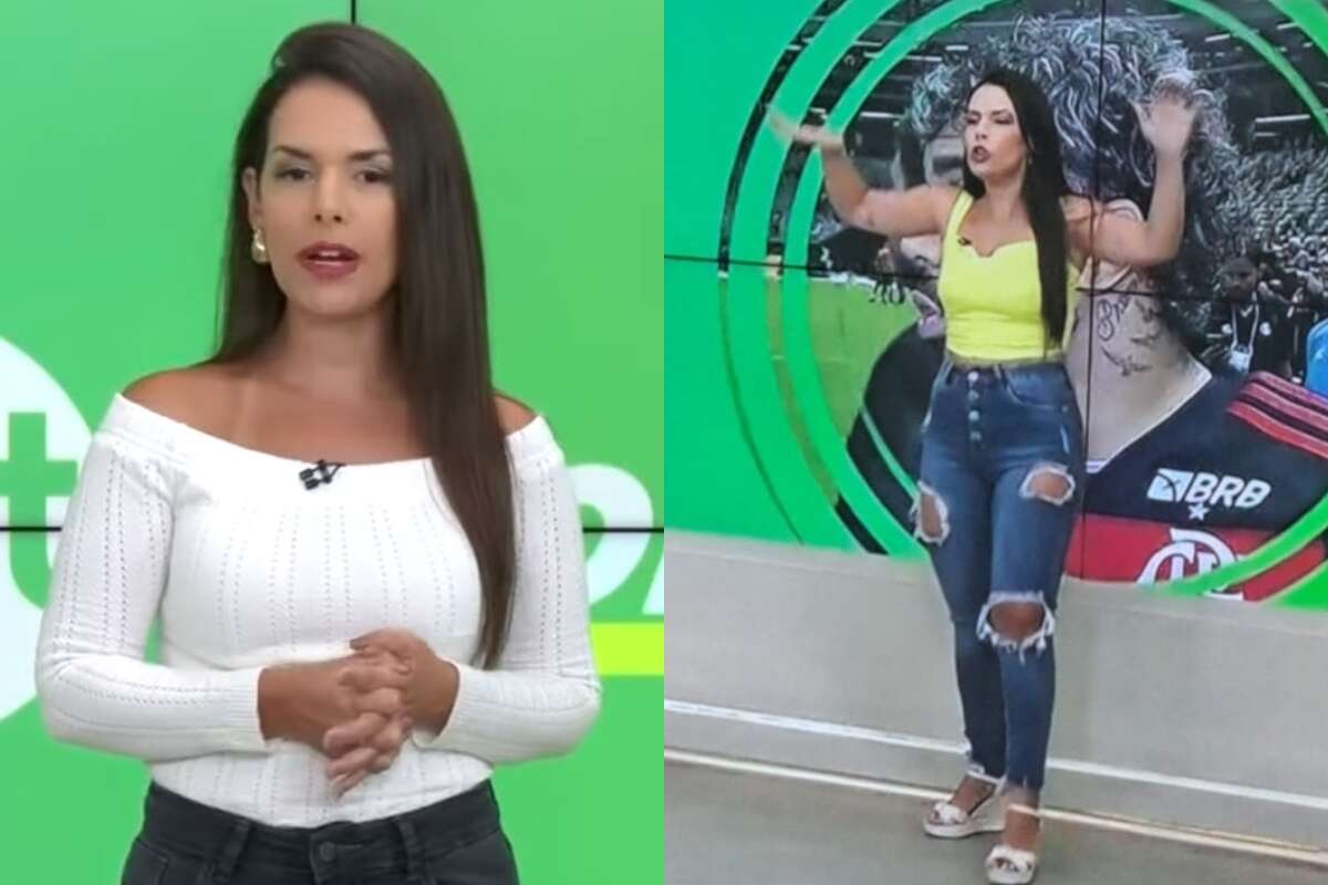 Jornalista do SBT rebate críticas por aparecer na TV com roupa rasgada