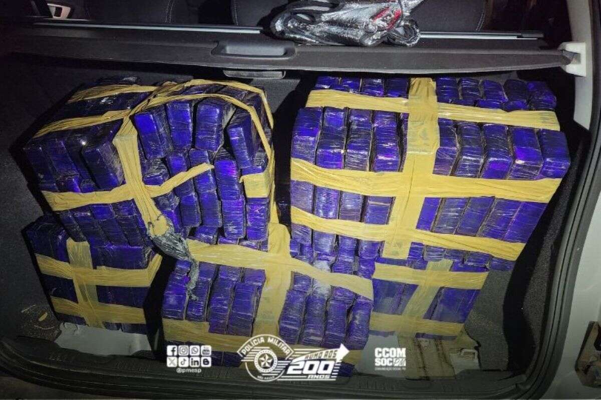 PMs “farejam” maconha e encontram mais de 100 kg de droga em carro