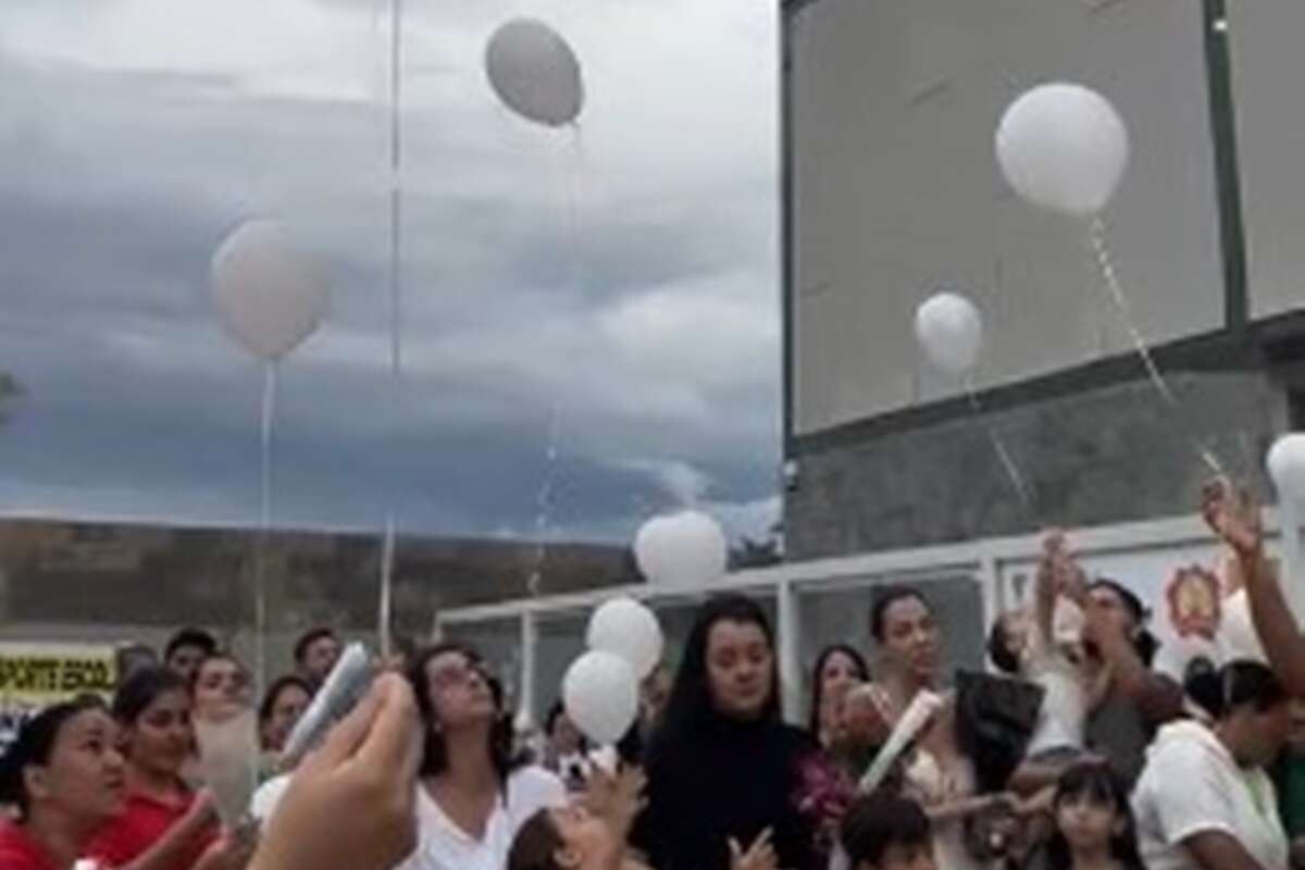 Vídeo: escola faz homenagem à professora vítima de feminicídio no DF