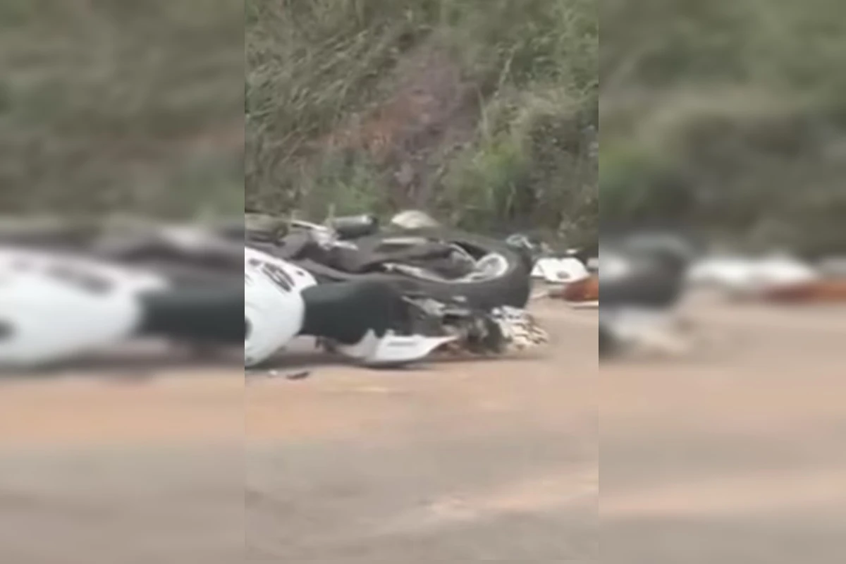 Tatuador morre após perder direção de moto em curva na BR-080