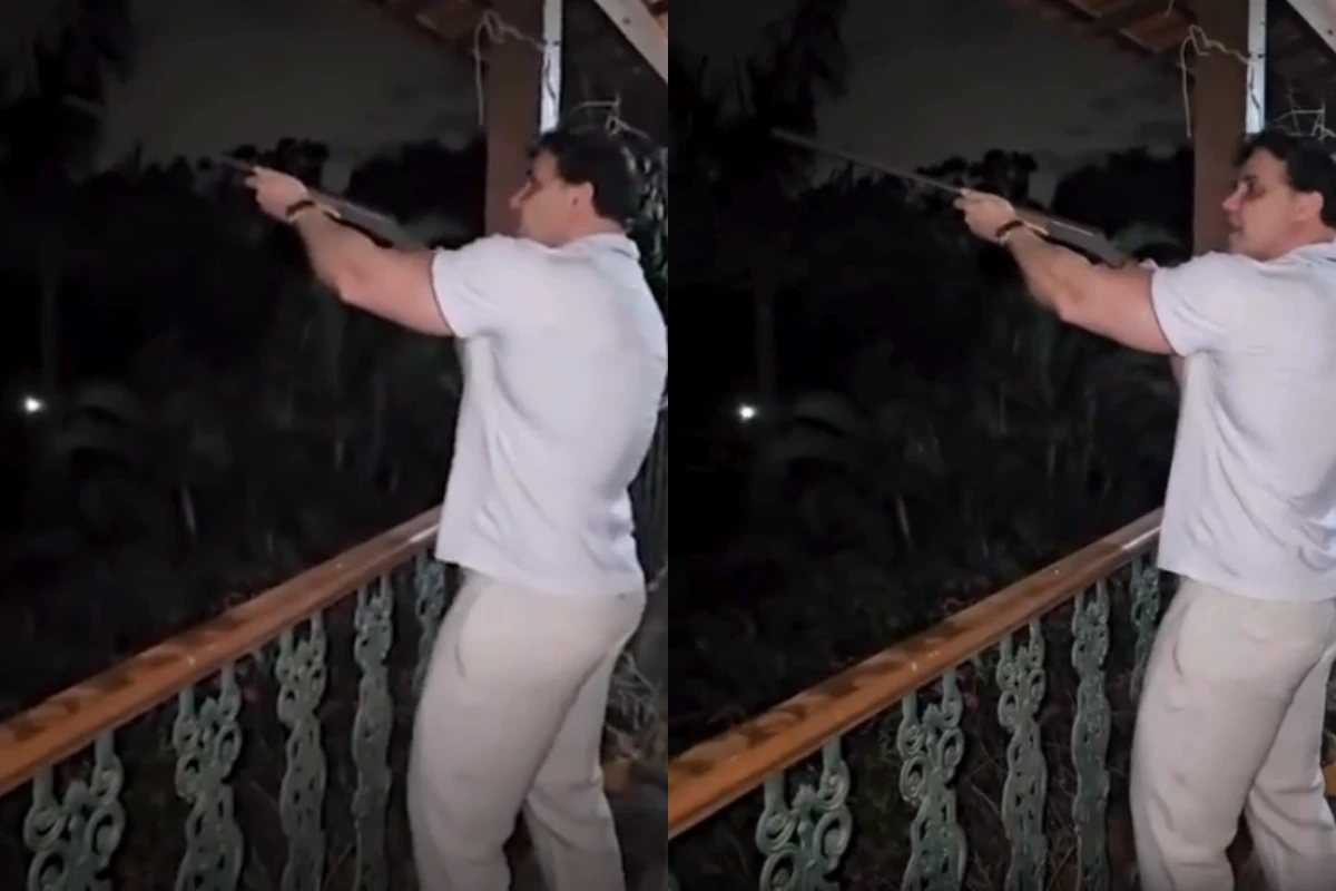 Vídeo mostra empresário que matou gari em BH atirando de varanda