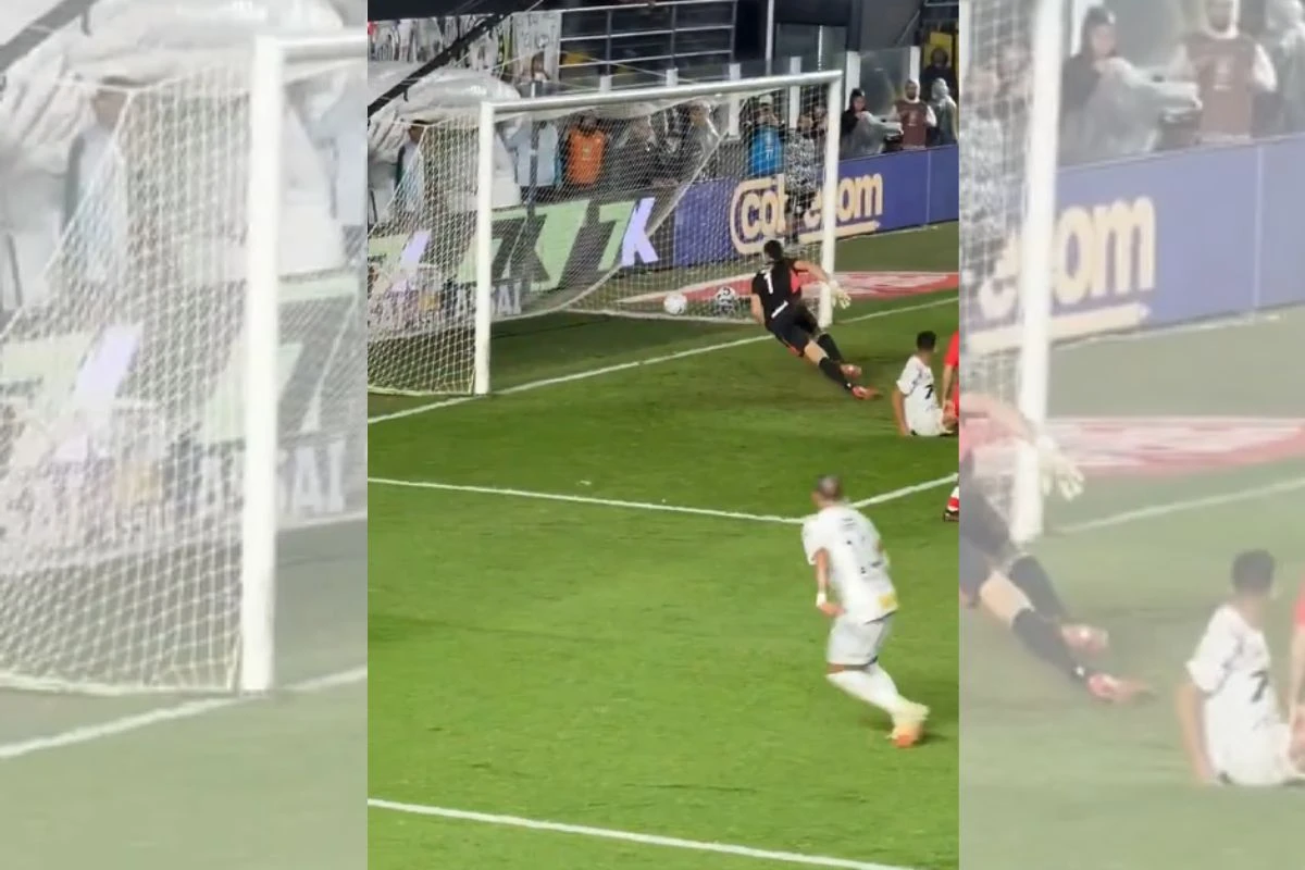 Neymar comemora gol inexistente contra o Internacional; confira