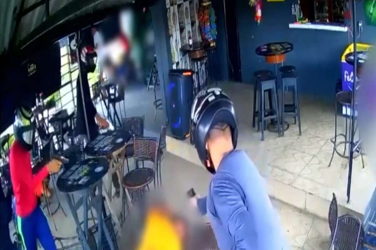 Vídeo: empresário é executado com 22 tiros dentro de bar na Paraíba