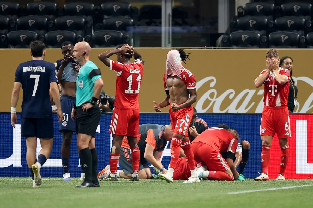 Vídeo: Musiala quebra o pé em divida com Donnarumma