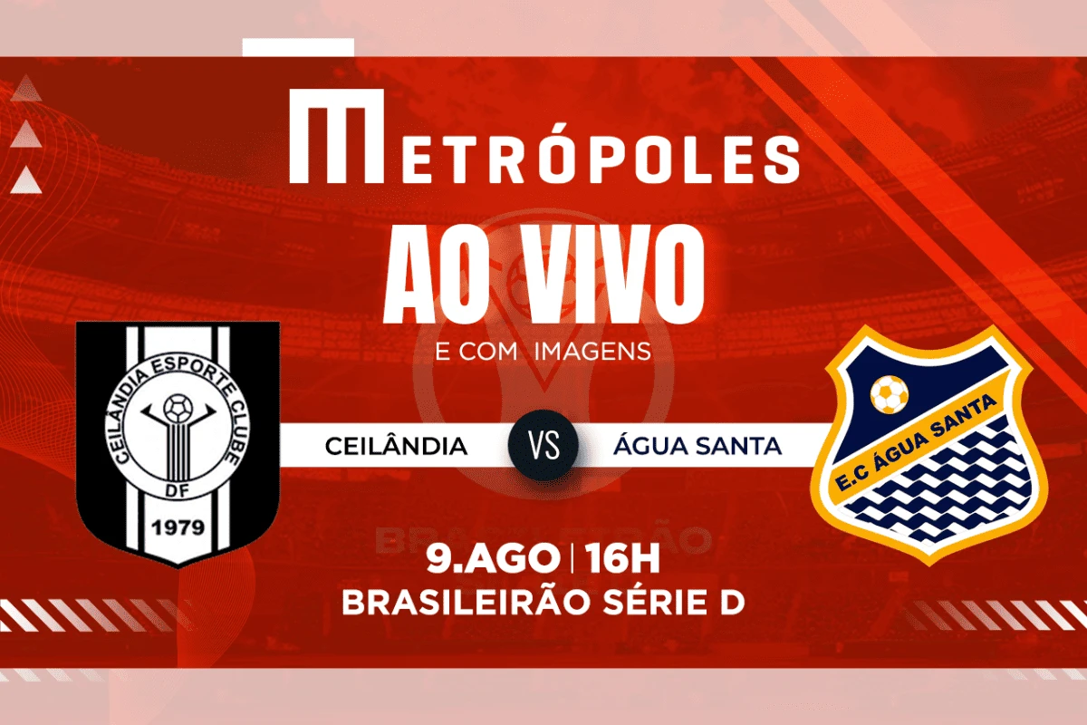 Série D: assista ao vivo e com imagens Ceilândia-DF x Água Santa-SP