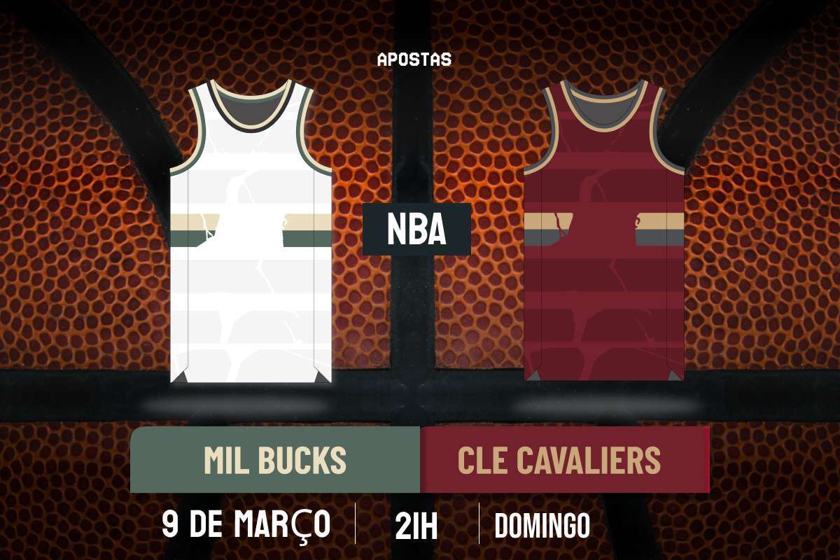 Palpite Milwaukee Bucks x Cleveland Cavaliers – NBA – 09/03/2025