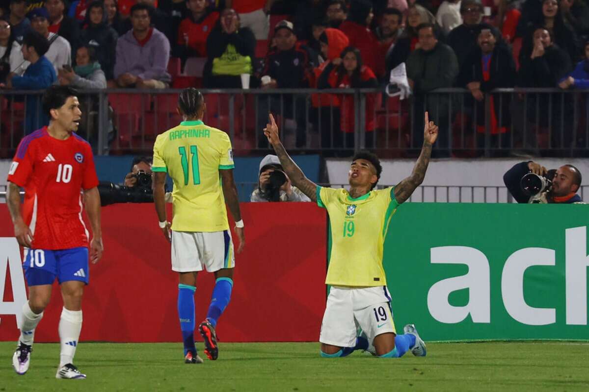 Antes de jogão no DF, Brasil vence Chile de virada em Santiago