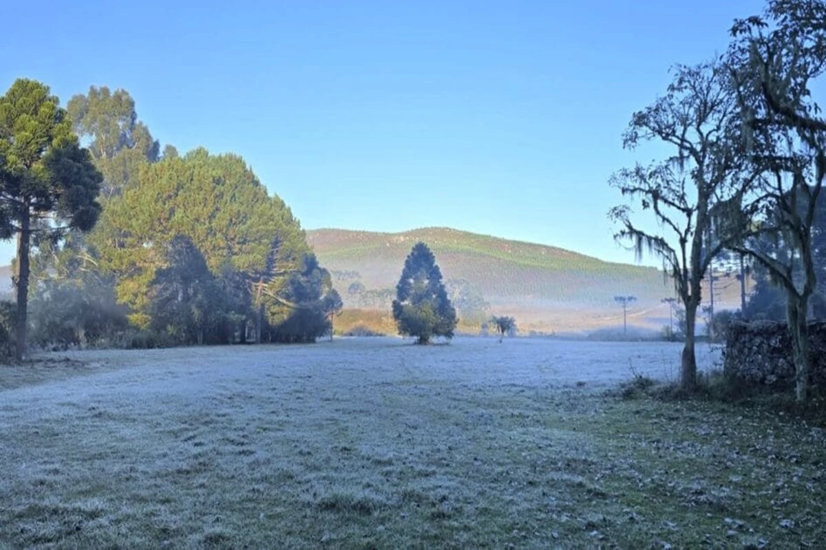 Santa Catarina “congela” e temperaturas devem ficar abaixo de 0ºC