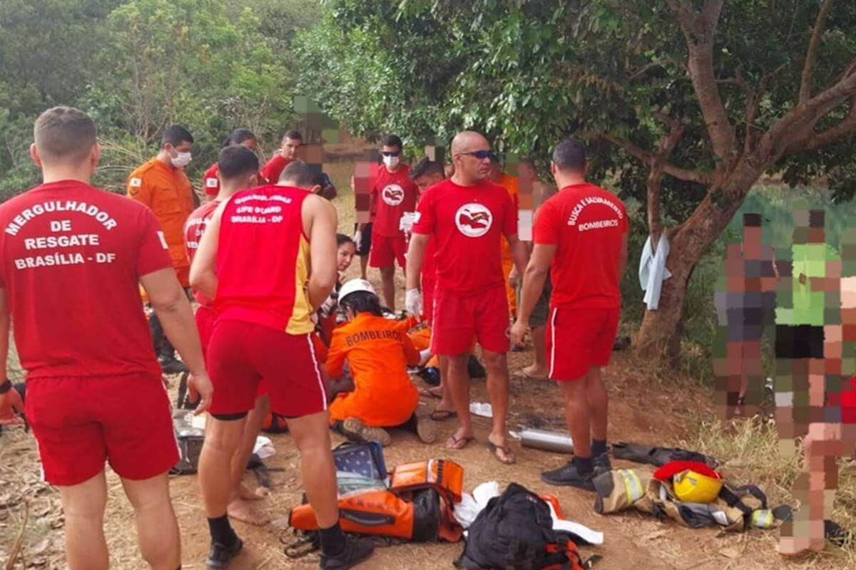 Homem morre afogado após ficar submerso em lagoa do DF por 30 minutos