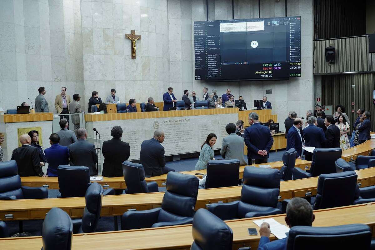 SP: por 1 voto, Câmara não vota últimos projetos e sessão retoma na 6ª