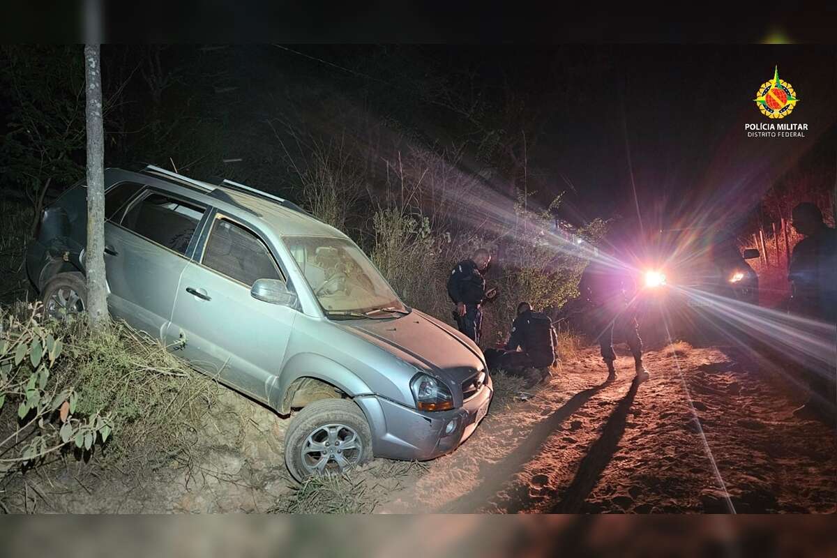 Bandidos invadem mansão, fazem família refém e trocam tiros com a PMDF