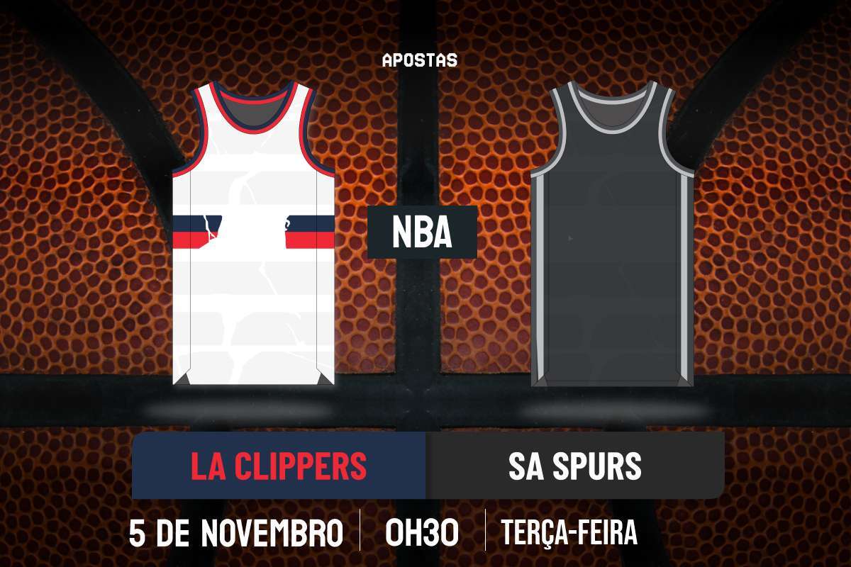 Palpite Los Angeles Clippers x San Antonio Spurs – NBA – 05/11/2024