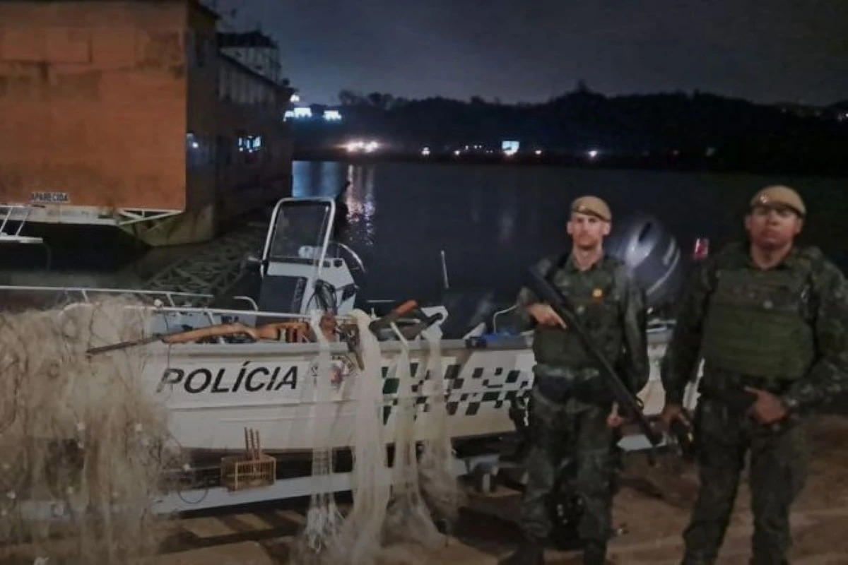 Fogueira revela ponto de caça e pesca ilegais em represa na Grande SP