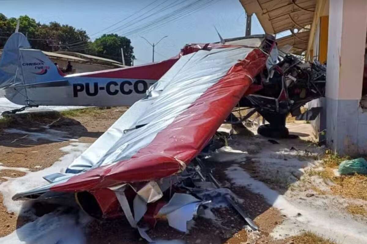 Piloto de avião que caiu em Teresina informou “perda de hélice em voo”