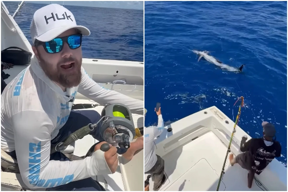 Vídeo: Zé Neto, da dupla com Cristiano, choca ao pescar peixe de 300kg