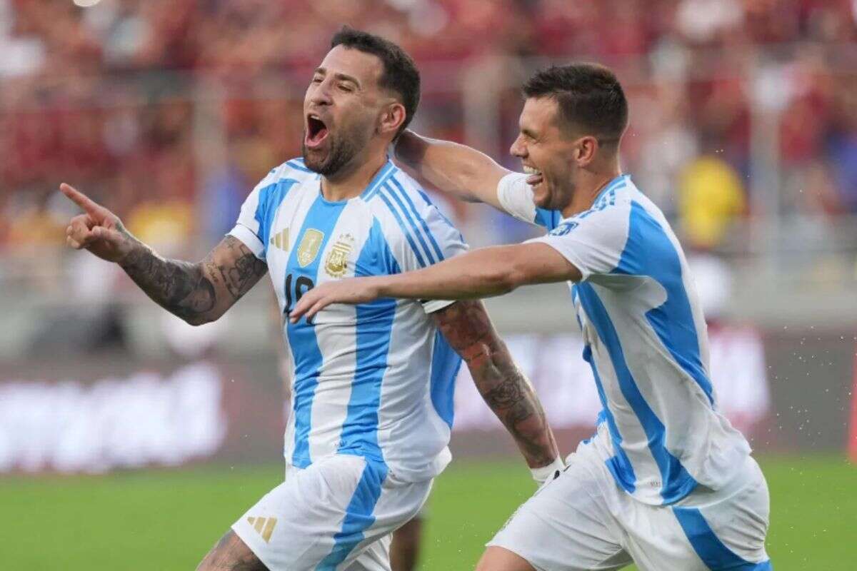 Em gramado encharcado, Venezuela e Argentina empatam em 1 x 1