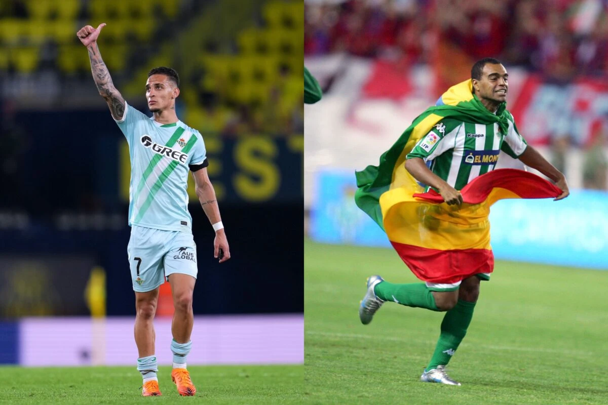 Antony supera feito de Denílson no Real Betis com 160 jogos a menos