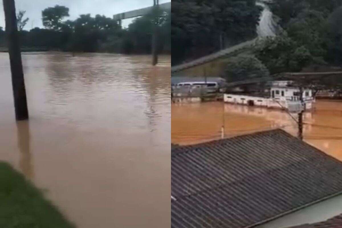 Vídeos: alagamentos após chuvas deixam moradores ilhados em Caieiras