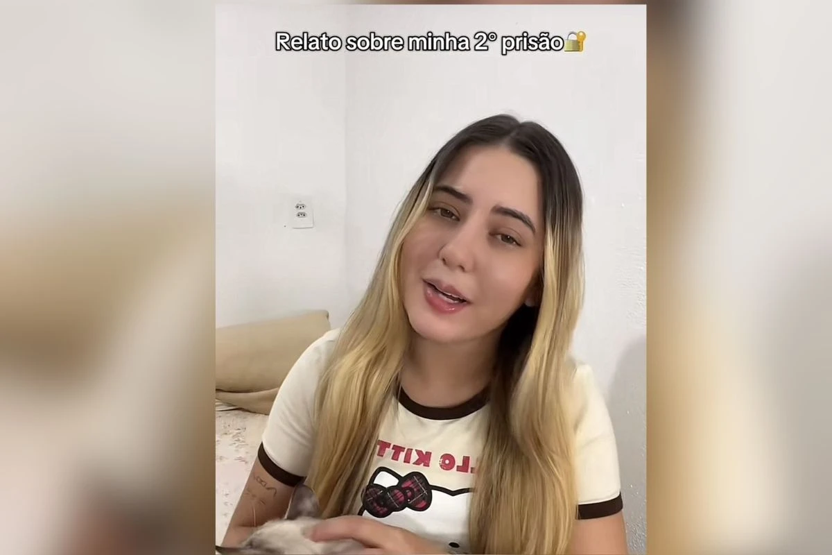 Influencer que levou drogas para presidiário é solta com tornozeleira