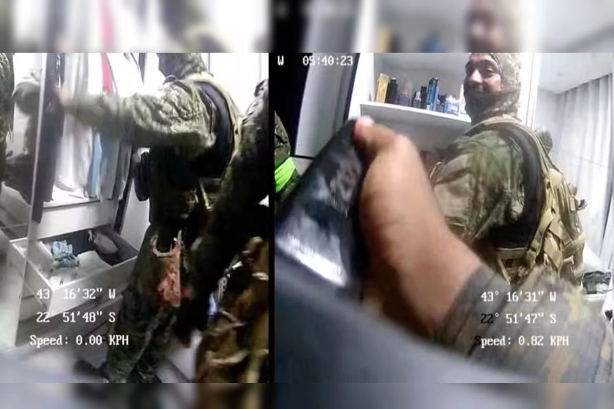 PMs são flagrados furtando casa no RJ: “Preciso de um Playstation 5”