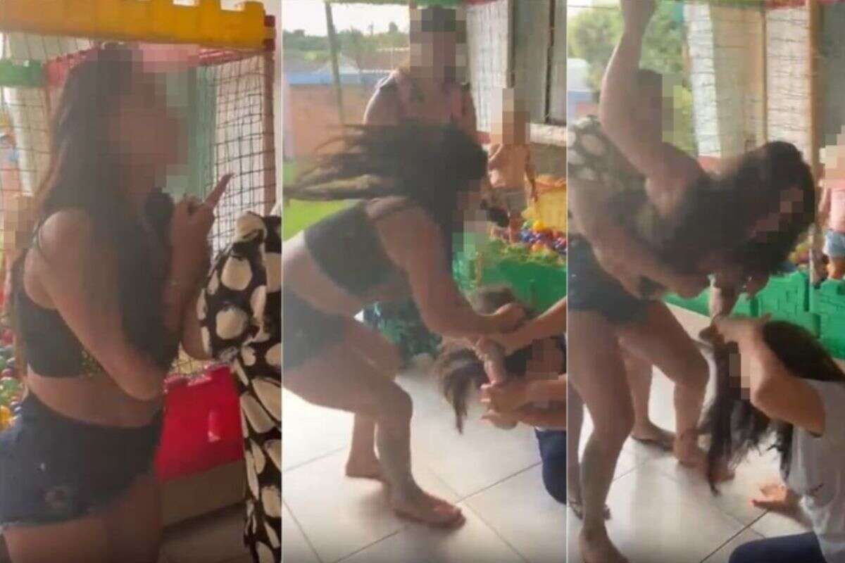 “Ela vai me pagar”: mãe de aluna agride diretora de creche. Vídeo