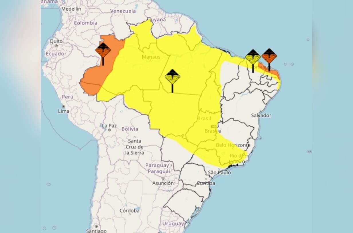 Última segunda de verão deve ser chuvosa em grande parte do país. Veja