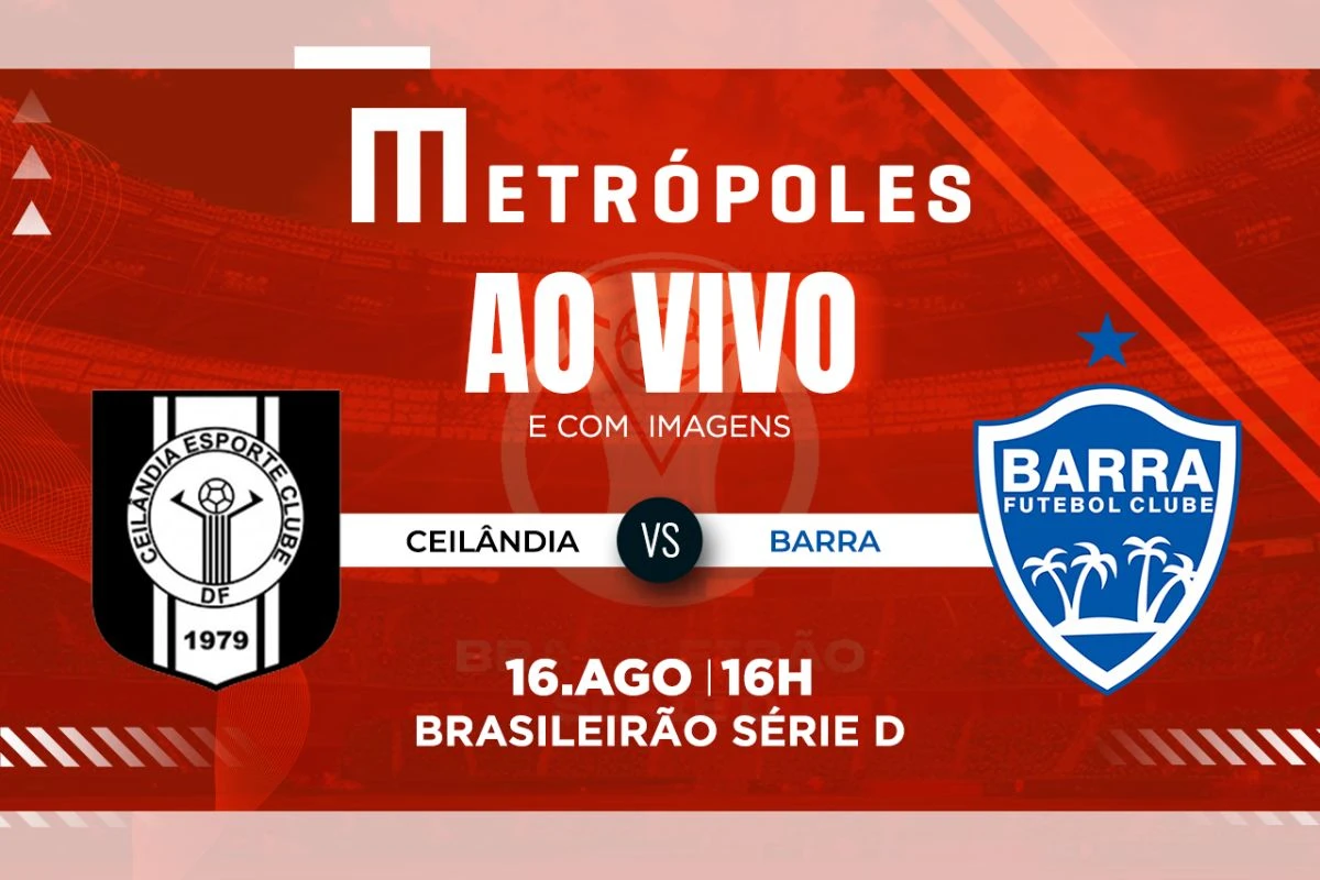 Série D: assista ao vivo e com imagens Ceilândia-DF x Barra-SC