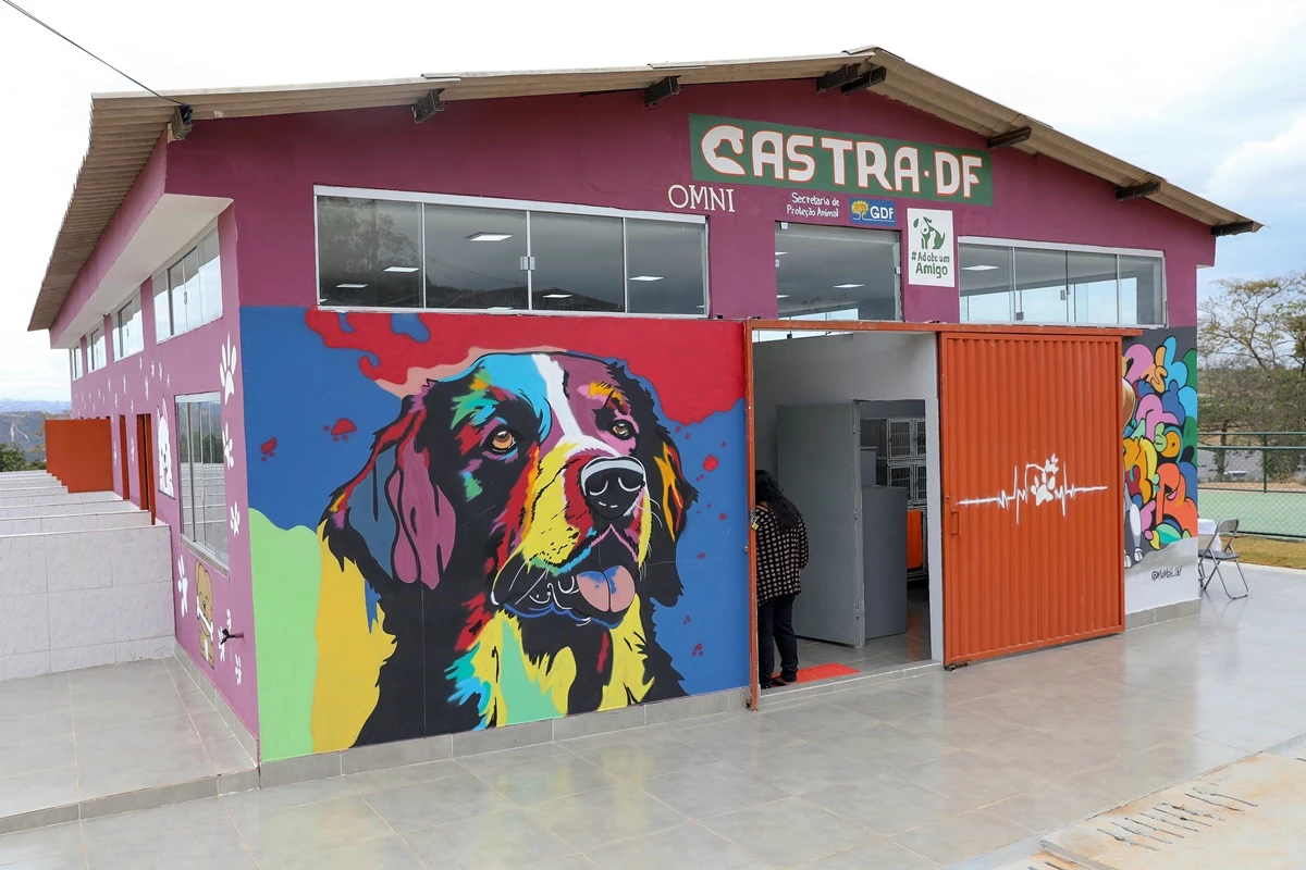 Castra-DF inaugura abrigo público temporário para animais de rua