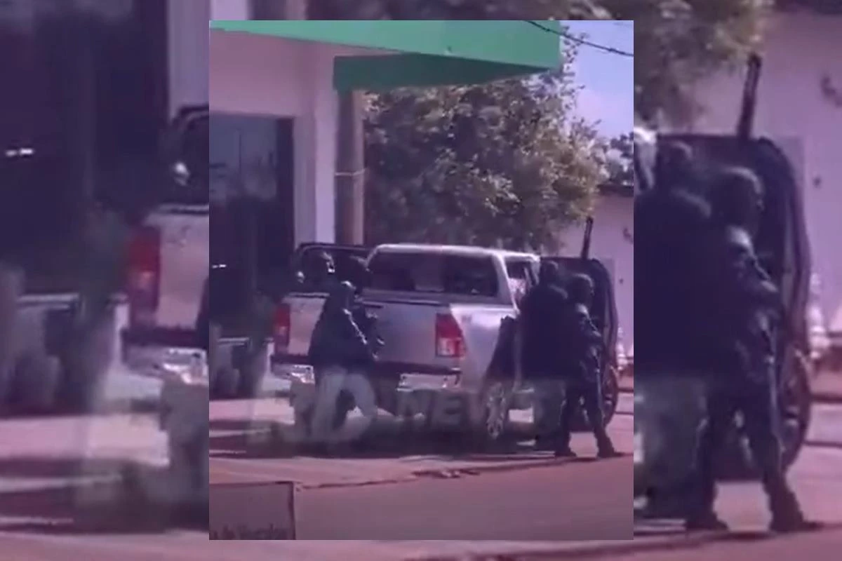 Grupo armado assalta agência bancária e faz dois reféns em MT. Vídeo