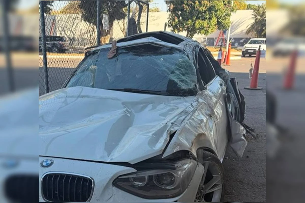 Veja como ficou BMW após grave acidente que matou publicitária no DF