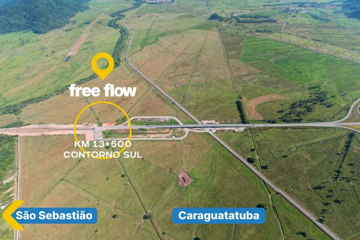 Sistema “free flow” chega à Tamoios em novembro. Saiba o que vai mudar