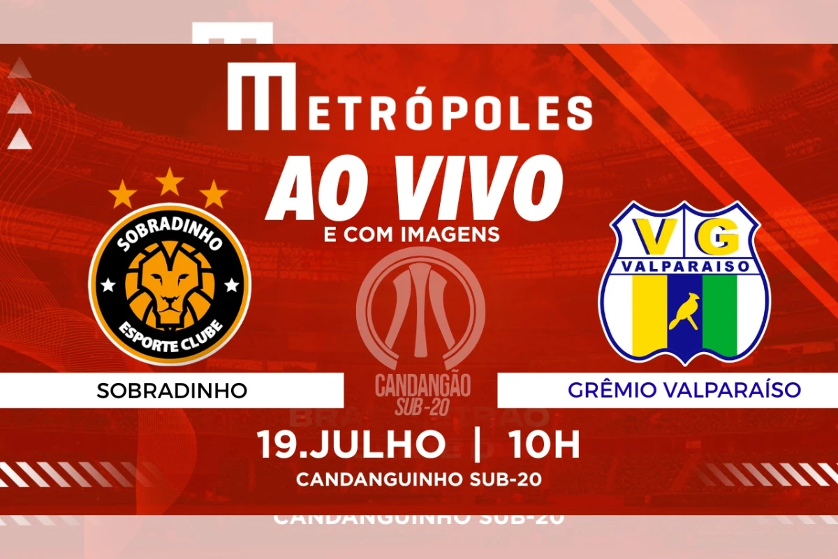 Candangão Sub-20: assista ao vivo e com imagens Sobradinho x Greval