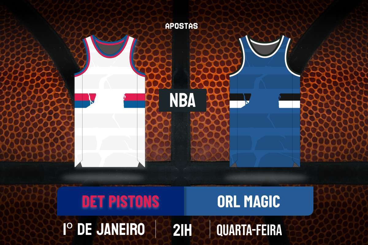 Palpite Detroit Pistons x Orlando Magic – NBA – 01/01/2025