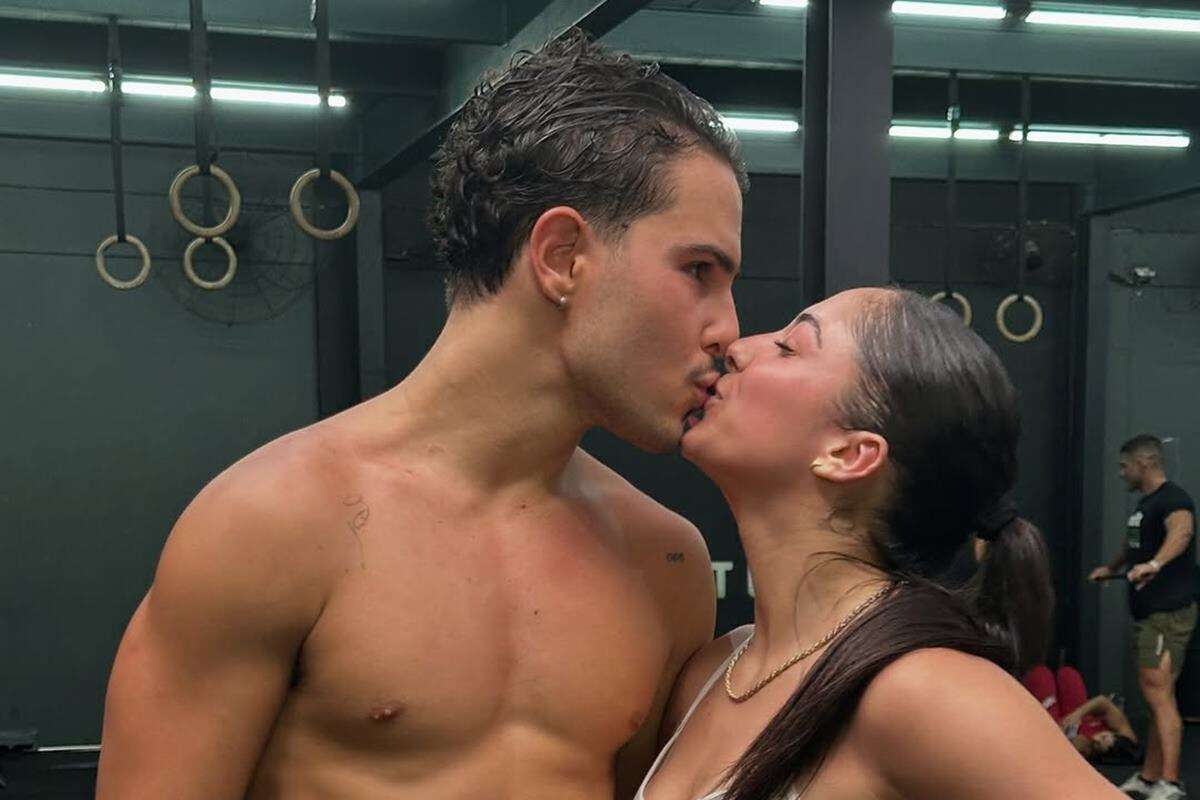 Ator Igor Jansen e ginasta Julia Soares assumem namoro