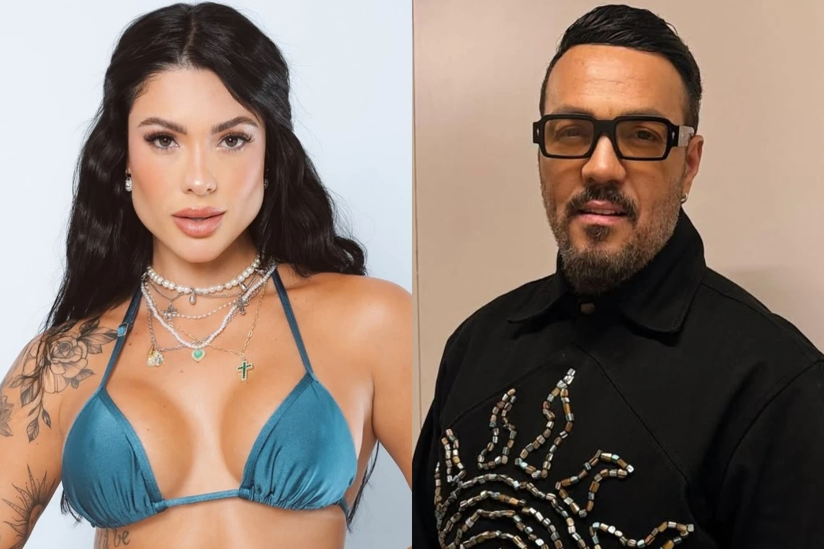 Rayane posta foto com Belo após cantor “flertar” com Gracyanne ao vivo
