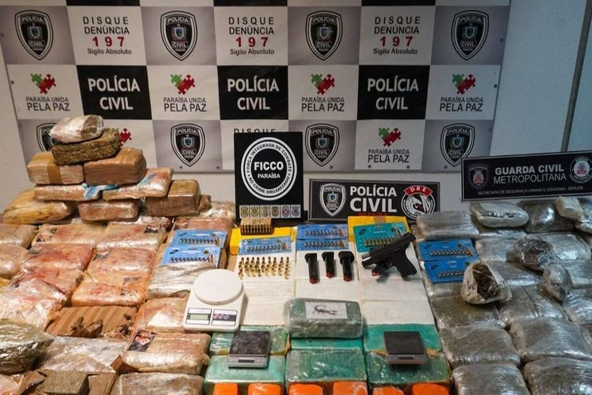 PB: polícia apreende mais 100 tabletes de entorpecentes em João Pessoa