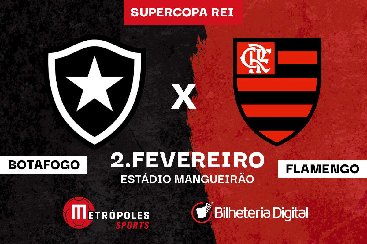 Supercopa Rei: confira retrospecto recente entre Flamengo x Botafogo. Compre seu ingresso!