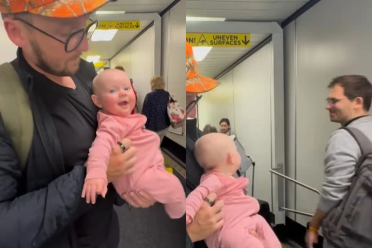 Vídeo: bebê “pede desculpas” a todos os passageiros após voo de 8h