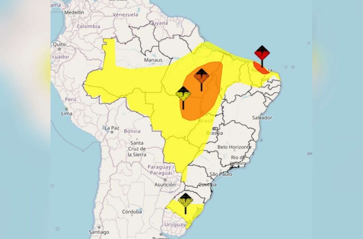 Calorão e chuvas: veja como será a previsão para esta sexta (28/2)