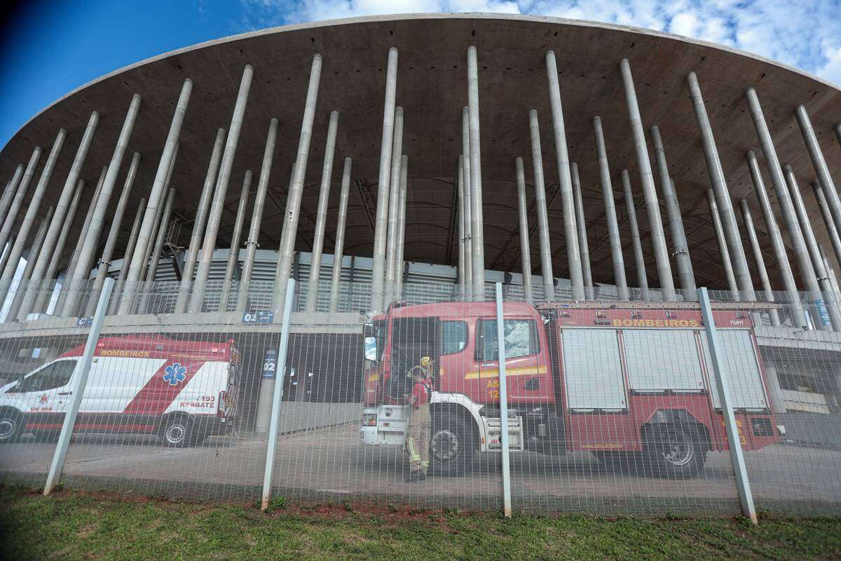 Homem morre após sofrer descarga elétrica no Mané Garrincha