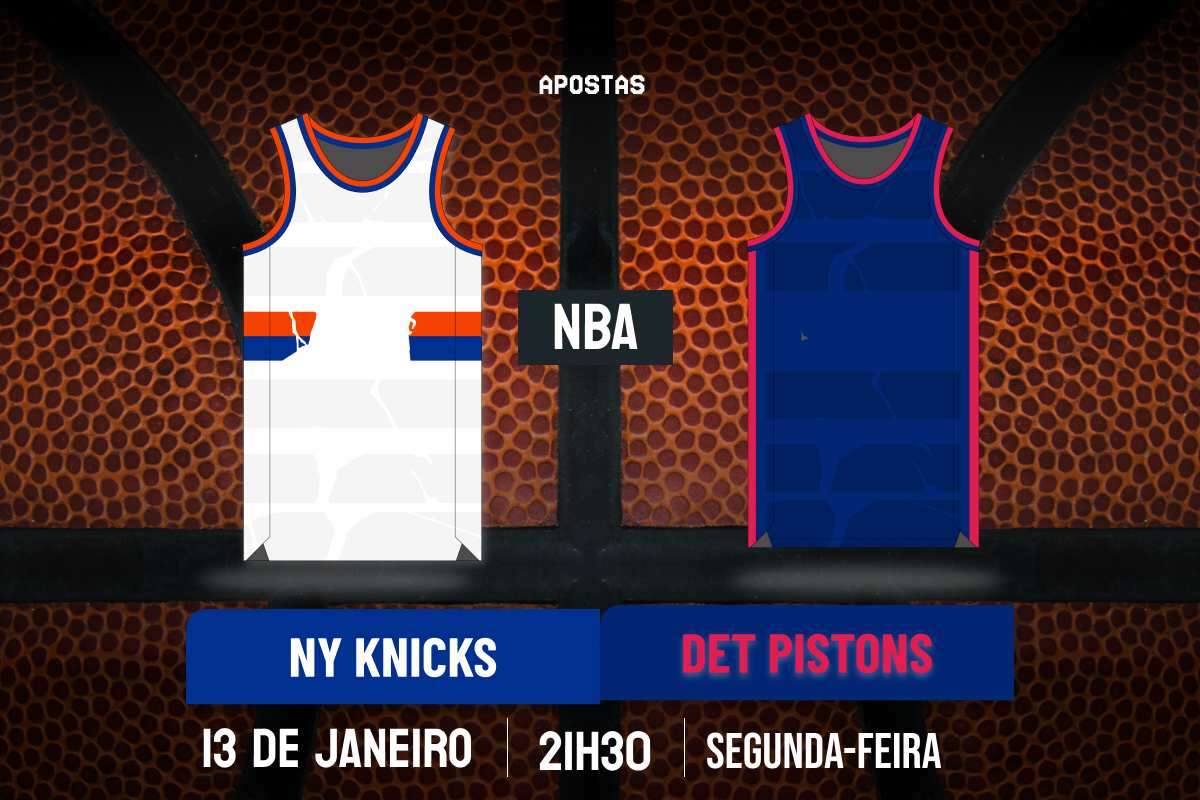 Palpite New York Knicks x Detroit Pistons – NBA – 13/01/2025