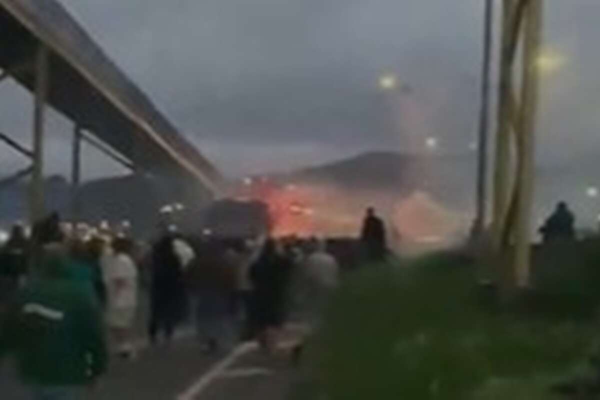 Vídeo: palmeirenses emboscaram cruzeirenses com “chuva” de rojões