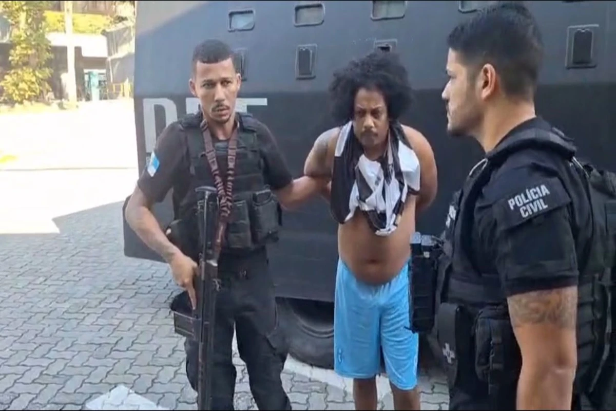 Traficante e matador: líder violento do CV é preso no Rio