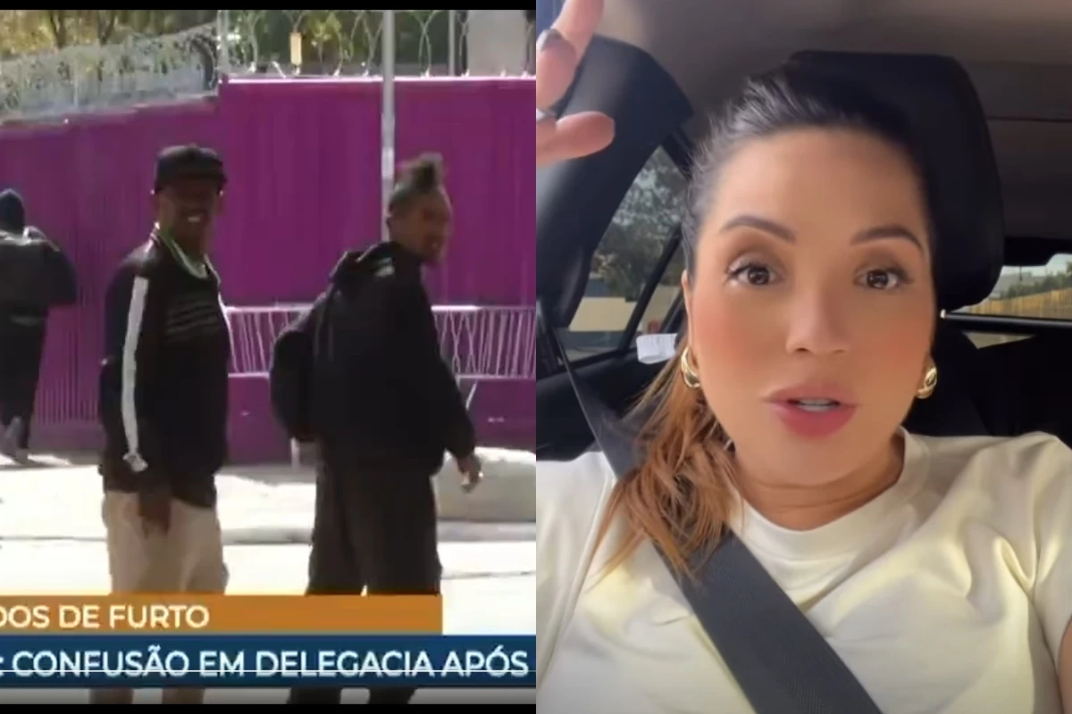Grávida, repórter do SBT discute com bandido após ser xingada ao vivo