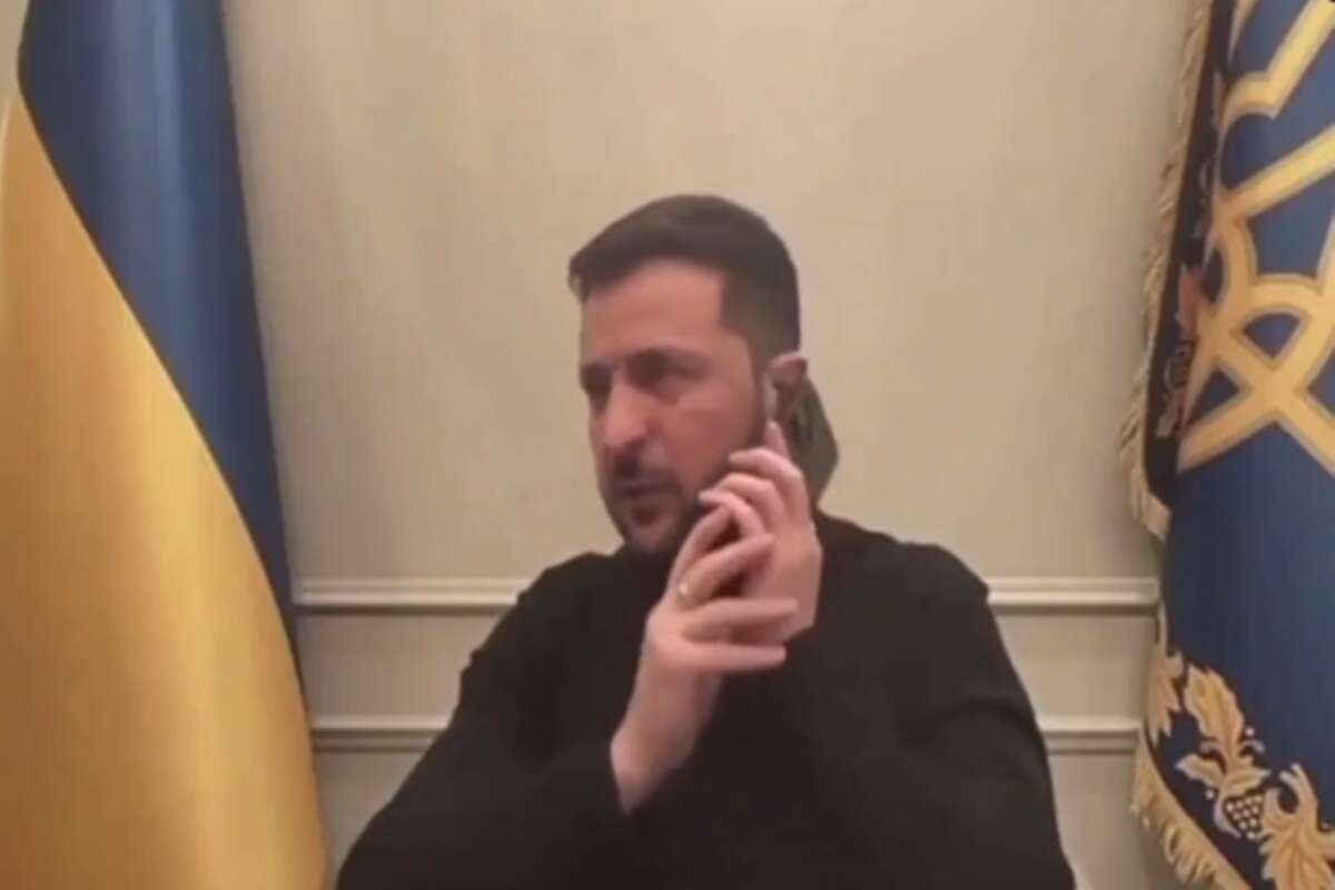 Vídeo. Zelensky interrompe Macron: “Posso te ligar em 15 minutos?”